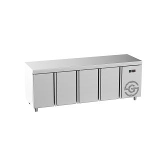 Table frigorifique - 4 portes - Greenline - Inox - 224x70x85 (h) Cm HW-060590 €1,399.00 Tables réfrigérée 
