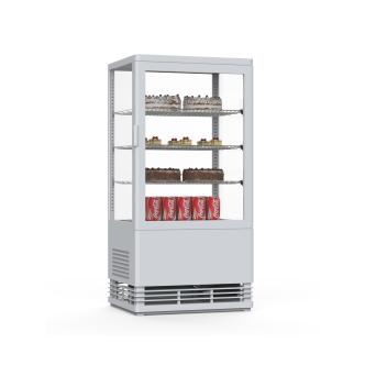 Vitrine réfrigérée - 70 Litres - Blanc - LED - Gastro HW-013815 €349.00 Vitrine réfrigérée