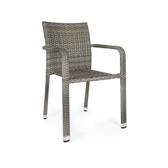Chaise de patio - Lincoln - Gris - Gastro HW-60379 €65.00 Chaises de terrasse
