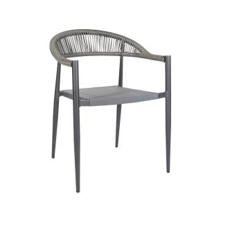 Chaise de terrasse - Cindy - Rotin Anthracite - Aluminium - Gastro 81274 €90.00 Chaises de terrasse
