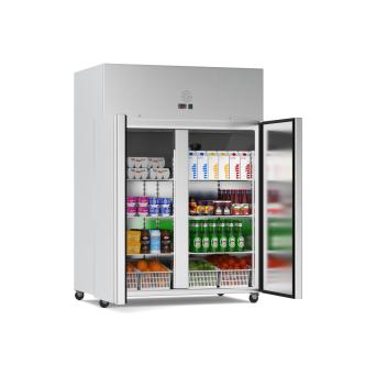 Armoire frigorifique Horeca - 1200 Litres - 2 portes - Roulettes - Gastro HW-057160 €1,179.00 Frigo professionnel