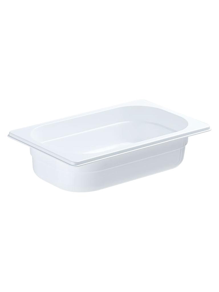 Bac gastronorme - Polycarbonate - Blanc - 1/4 GN - 100 mm - Gastro