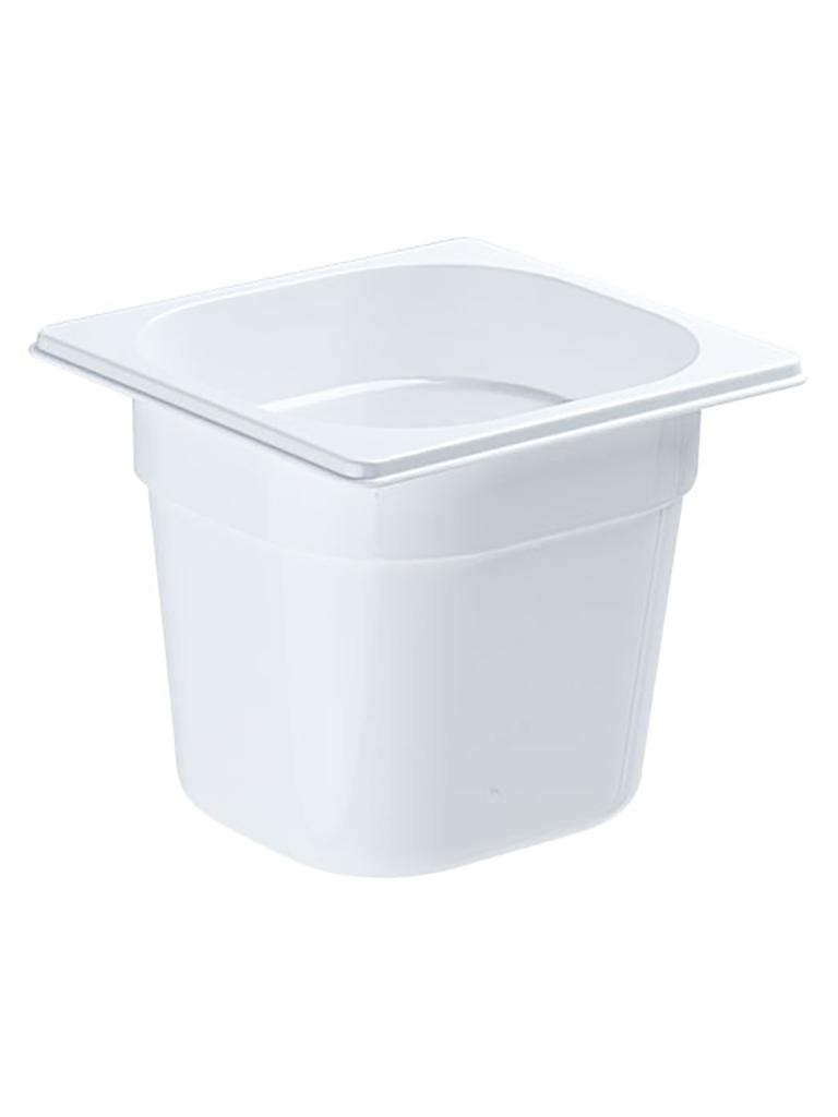 Bac gastronorme - Polycarbonate - Blanc - 1/6 GN - 150 mm - Gastro