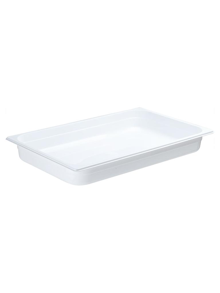Bac gastronorme - Polycarbonate - Blanc - 1/1 GN - 65 mm - Gastro