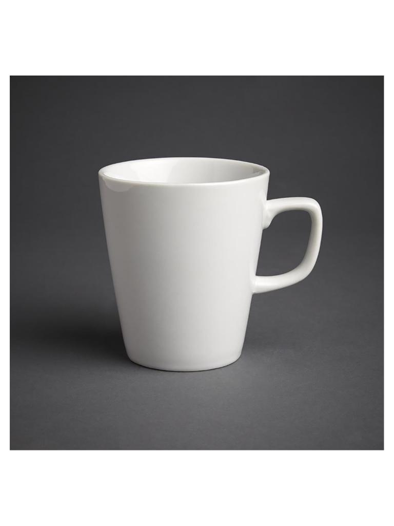 Mug Latte - 28,5 CL - 12 pièces - H 9,8 x 11,6 x 8,6 CM - Porcelaine - Olympia - GK811