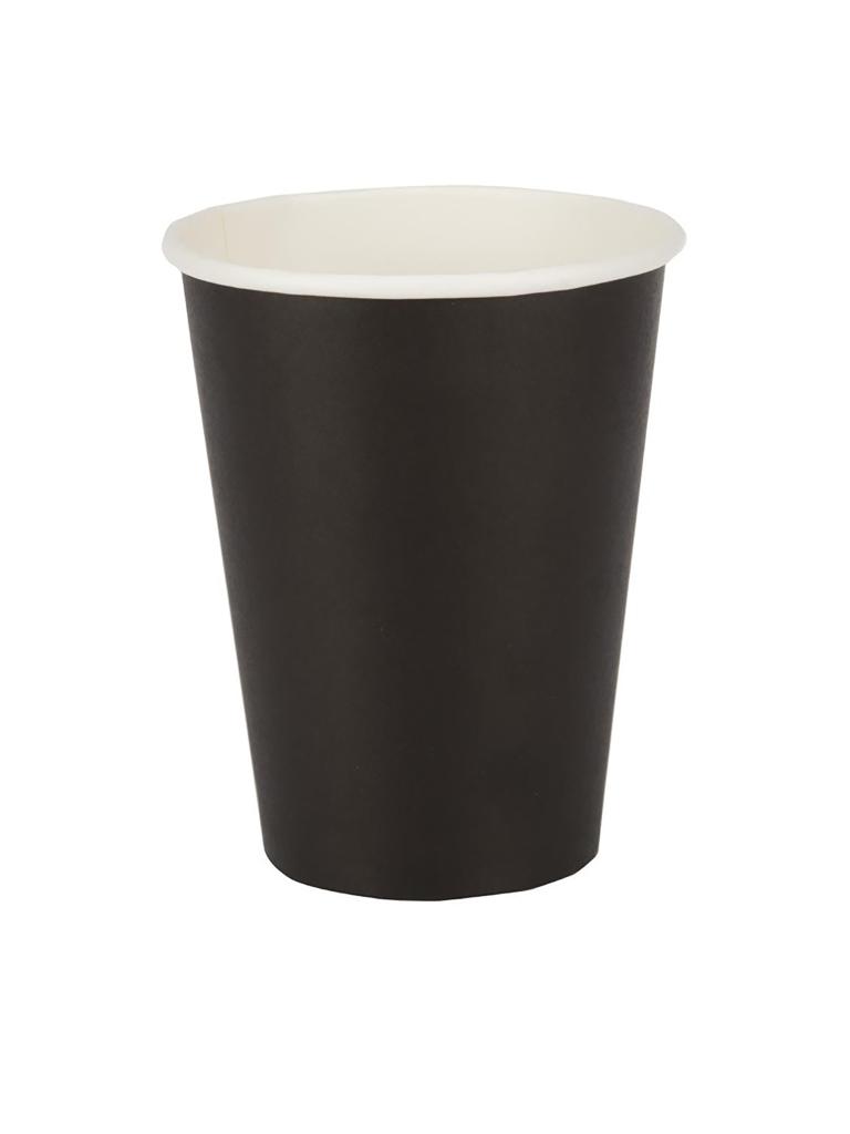 Gobelets à café jetables - 34 CL - 1000 pièces - Noir - Ø 8,95 x H 11 CM - Carton - Fiesta - GF042