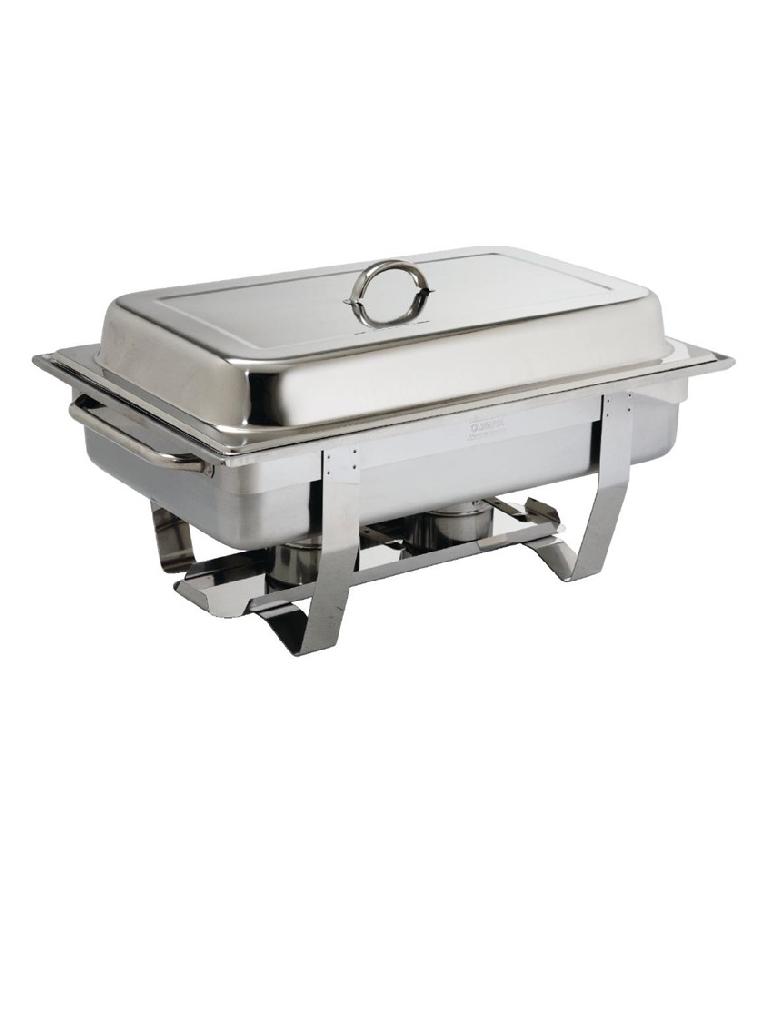 Chafing dish - 1/1 GN - 9 Litre - Argent - H 27 x 33,2 x 59 CM - Inox - Olympia - K409