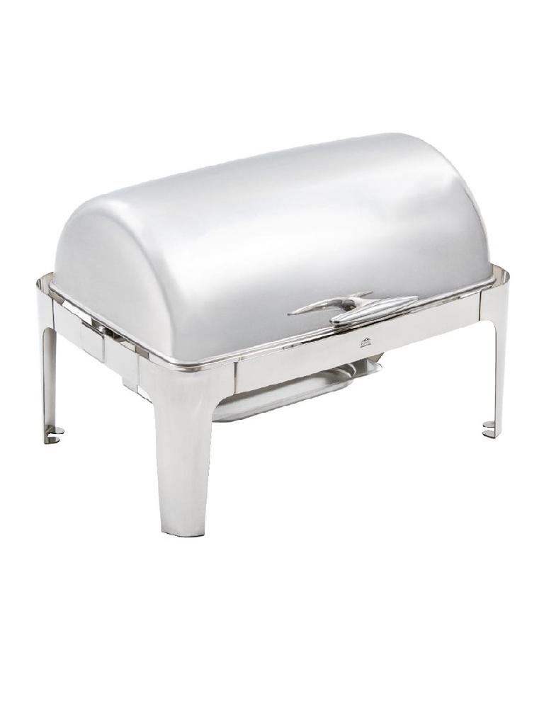 Chafing dish - Rolltop - 1/1 GN - 9 Litre - Argent - H 44,5 x 67,5 x 53 CM - Inox - Olympia - U008