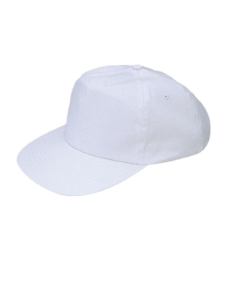 Casquette de baseball - Unisexe - Taille unique - Blanc - Polyester/Coton - Vêtement des chefs blancs - A220