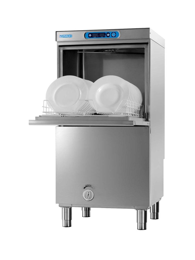 Chargeur frontal lave-vaisselle Pan - Digital - Double paroi - Modèle Haut - 400V - Mach - DT54.23-PL/MBE