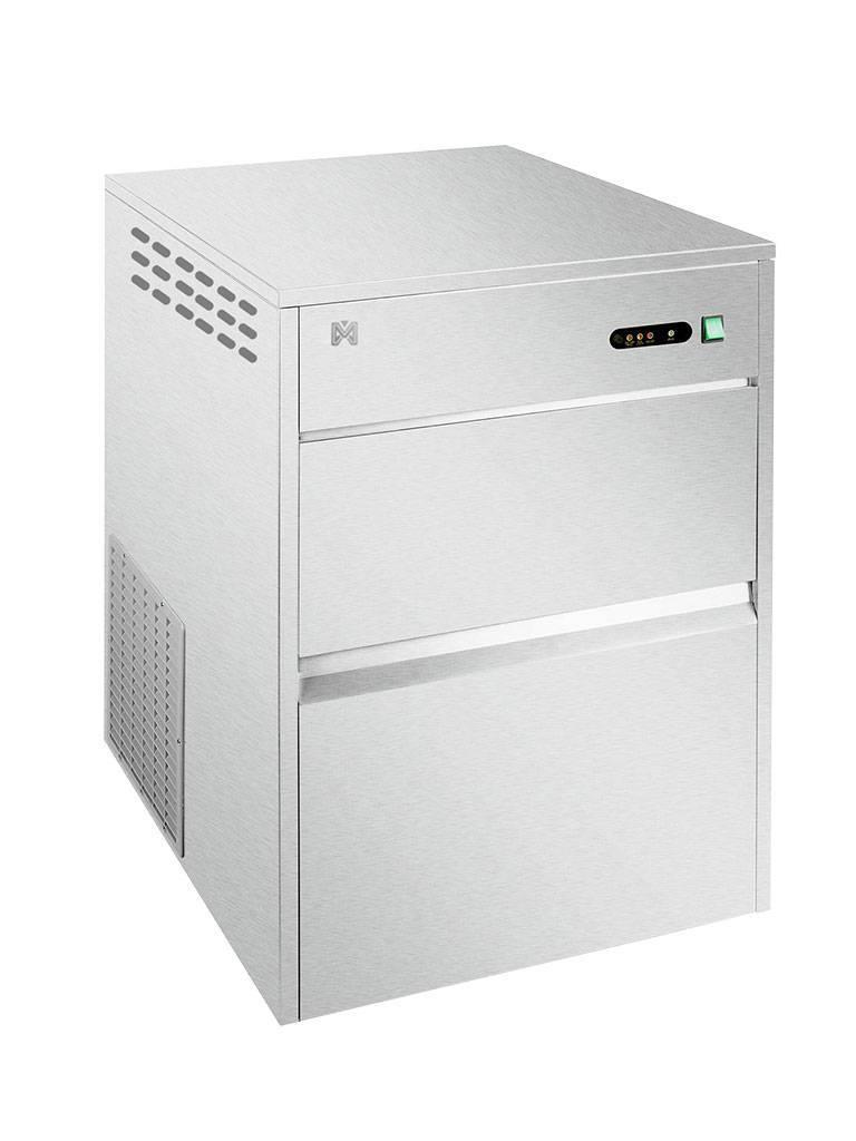 Machine à glace pilée - 50 kg / 24h - Refroidie par air - Inox - Gastro