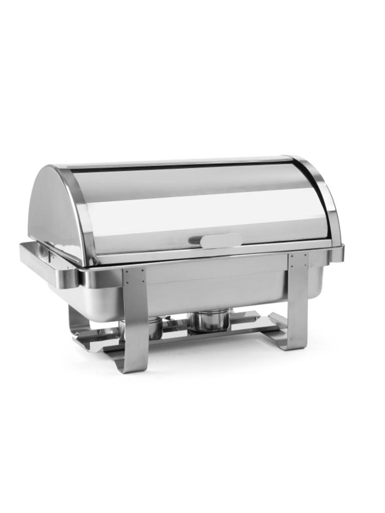 Chafing dish - 1/1 GN - Acier inoxydable - Incl. Couvercle roll - Gastro
