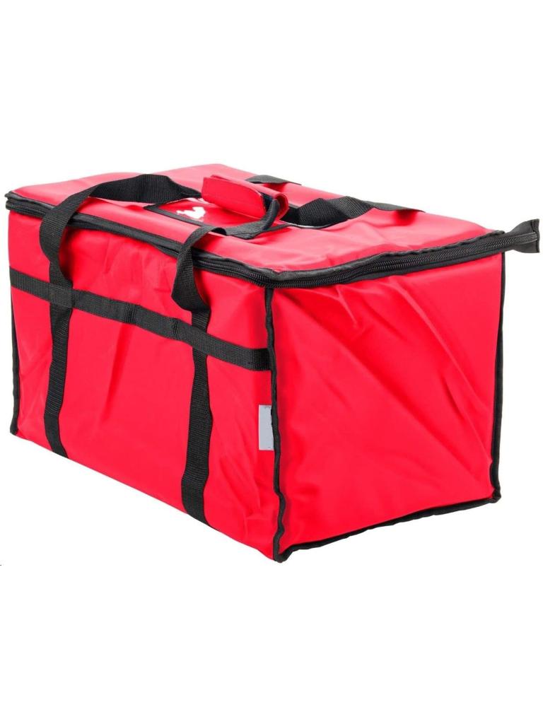 Sac Transport Alimentaire - 58 x 35 x 35 CM - Polyester - Rouge - Gastro