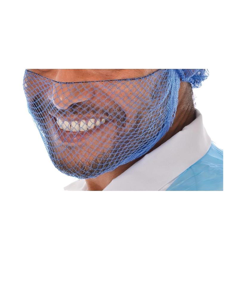 Filets à barbe - Homme - 50 pièces - Bleu - Polypropylène - Lion Haircare - B470