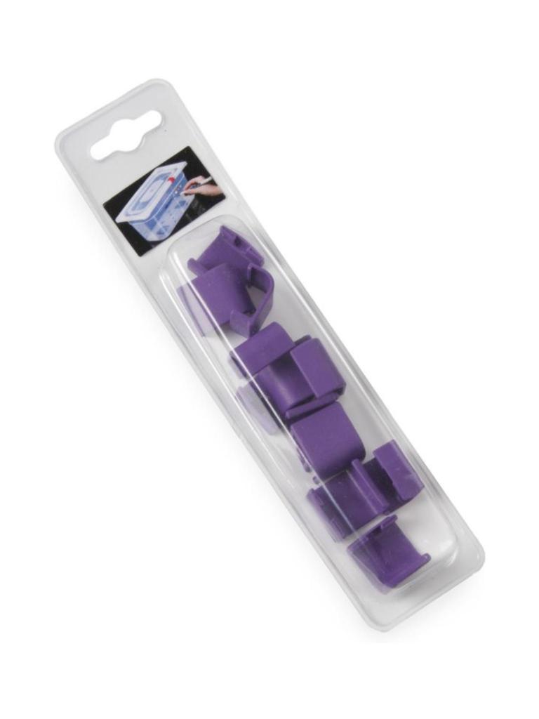 Clips de couvercle pour boîtes de conservation HACCP - violet - Hendi - 880869