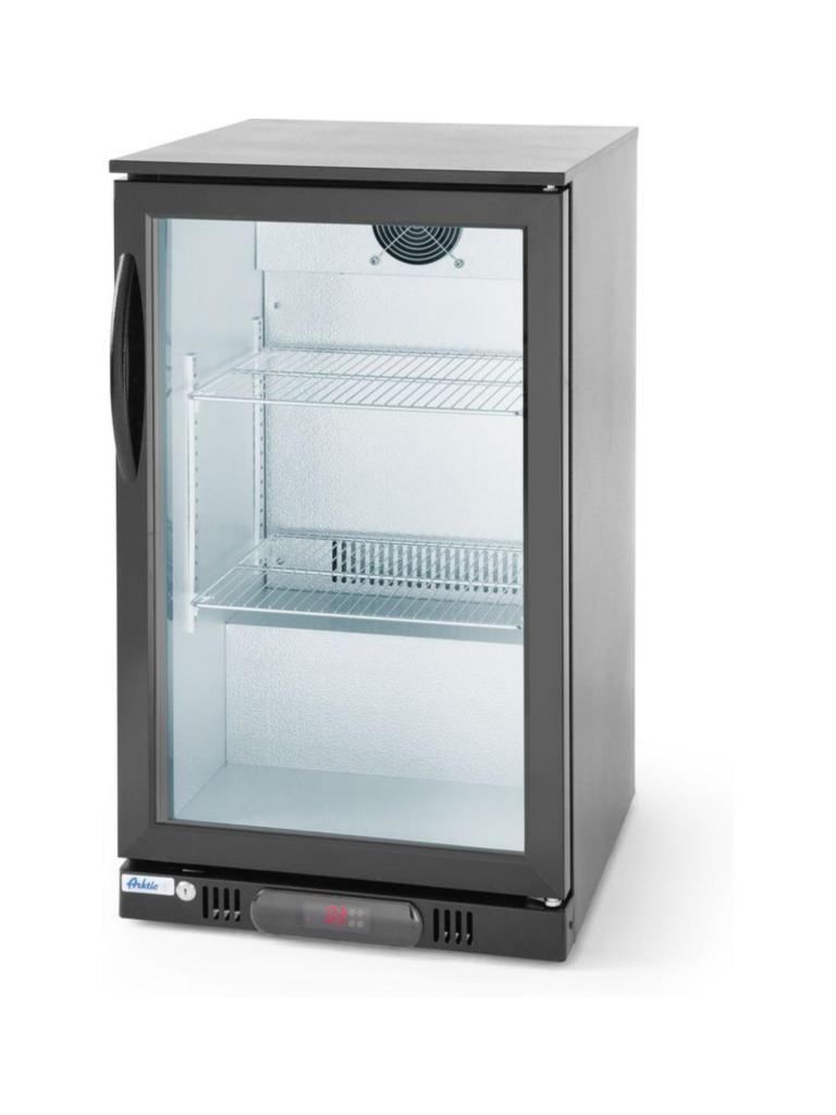 Réfrigérateur backbar une porte 118L - Aluminium Chromé - H 90 X 50 X 50 CM - Arktic - 233900