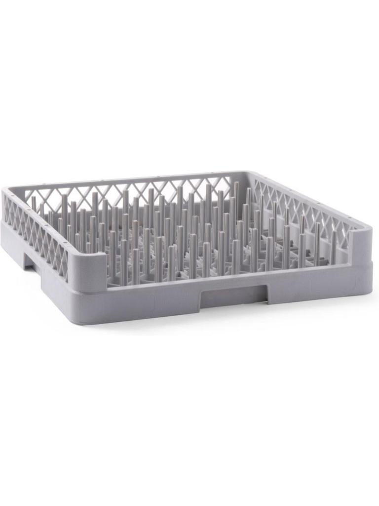 Panier lave-vaisselle pour plateaux - Polypropylène - H 10 X 50 X 50 CM - Hendi - 877111