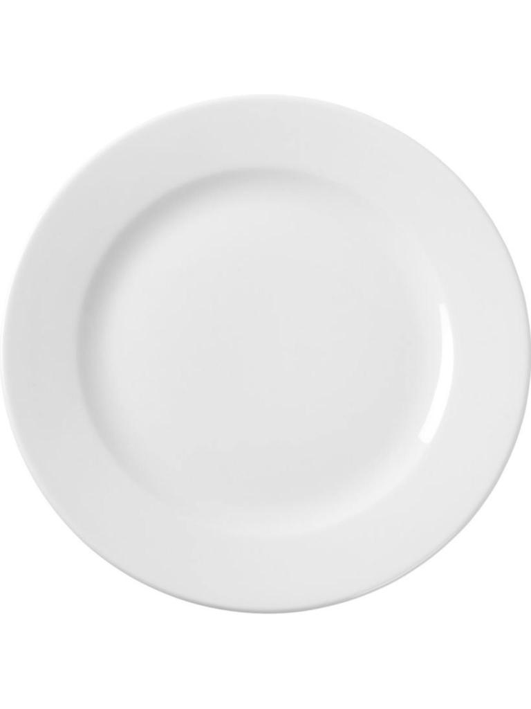 Assiette plate - 12 pièces - Porcelaine - 16 CM - Hendi - 794050