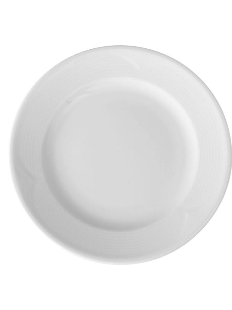 Assiette plate - 12 pièces - Porcelaine - 20 CM - Hendi - 794319