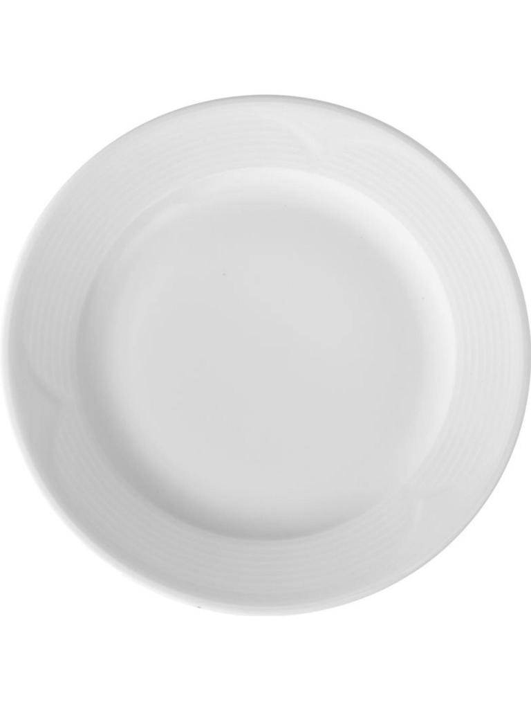 Assiette plate - 12 pièces - Porcelaine - 24 CM - Hendi - 794326