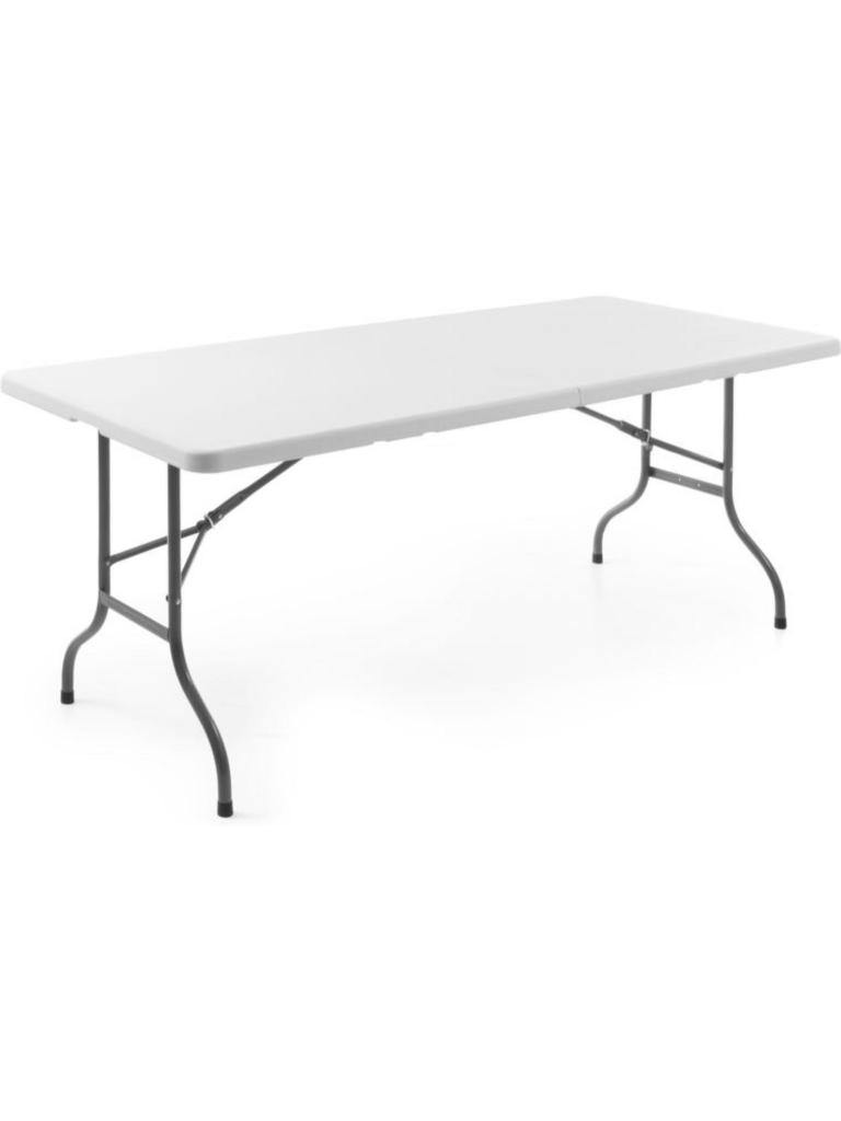 Table haute - 182 cm - Blanc - Hendi - 810910