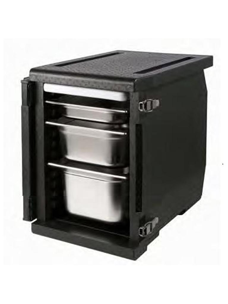 Thermobox - Frontloader - 12 x 1/1 GN - H 62,5 x 64,5 x 44,5 CM - 93 Litre - Gastro