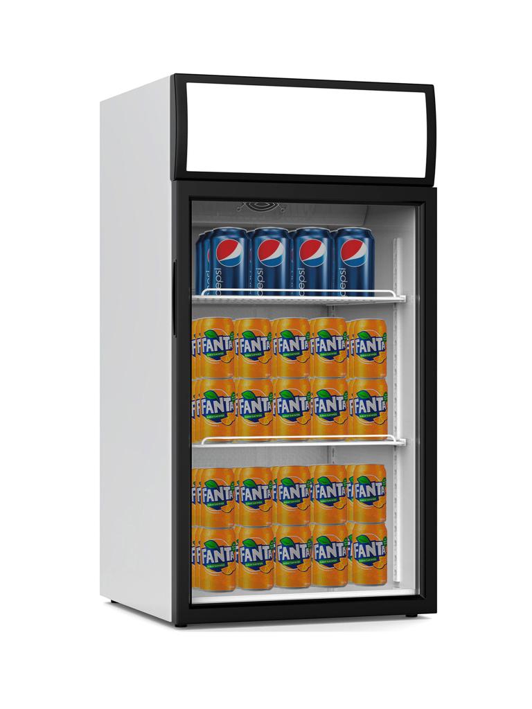 Réfrigérateur porte vitrée - 80 Litre - 1 porte - Gastro