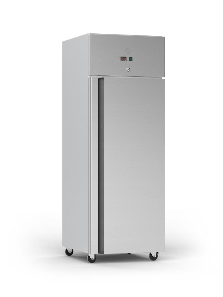 Armoire frigorifique Horeca - 600 Litres - 1 porte - Roulettes - Gastro