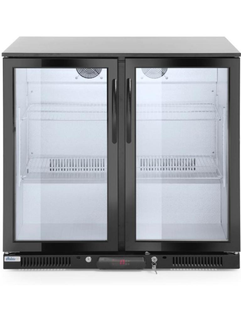 Réfrigérateur vitrine - 228 litres - 2 portes - Hendi - 235829
