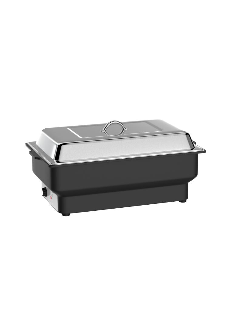 Chafing Dish - Électrique - Inox - Noir - 230 V - 900 W - Gastro