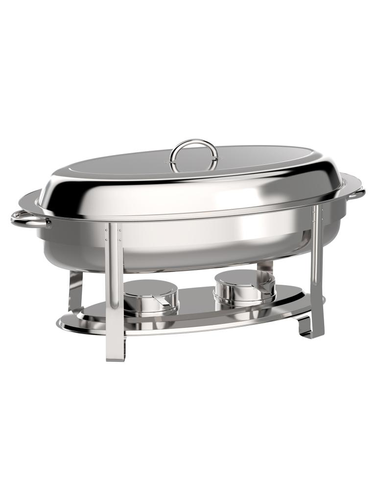 Chafing dish - Ovale - Inox - 5,5 Litre - Gastro