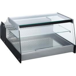 Vitrine réfrigérée - Modèle de table - 128 litres - Noir/Argent - 230V - H 41,9 x L 68,5 x P 87,4 CM - Combisteel