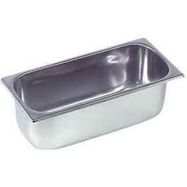 Seau à glace - 5 litres - acier inoxydable - H 12 x L 16,5 x P 36 CM - Combisteel