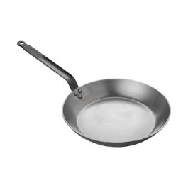 Poêle lyonnaise - H 3,5 CM - 2,35 KG - Ø29 CM - Tôle d'acier - Acheteur - 001007