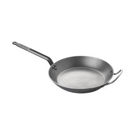 Poêle lyonnaise - H 4,5 CM - 2,71 KG - Ø30,5 CM - Tôle d'acier - Acheteur - 001008