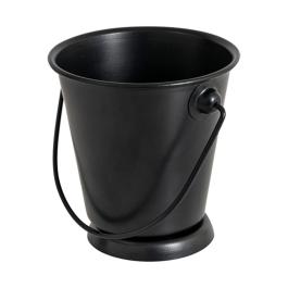 Seau de service - H 9,5 CM - 0,129 KG - Ø9 CM - Métal - Noir - Trenton International - 125251