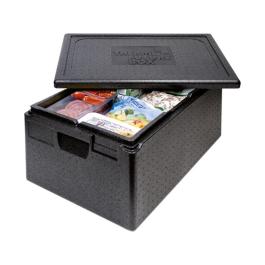 Thermobox - 1/1 GN - 46 litres - H 32 x 60 x 40 CM - Polypropylène - Noir - Thermo Future Box - 235004
