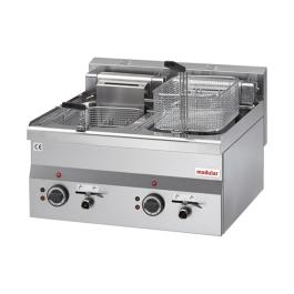 Friteuse - H 28 x 60 x 60 CM - 26 KG - 380 - 415 - Sans - Prise V - 15000 W - Inox - 10 Litre - Electrique - Modulaire - 316655