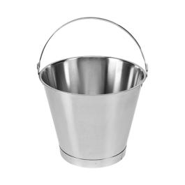 Seau - H 27 CM - 1 395 KG - Ø32 CM - Inox - 12,5 Litre - 820001