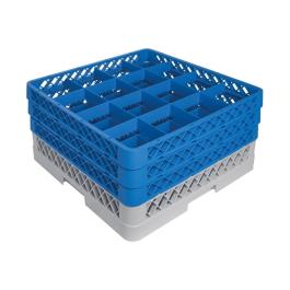 Corbeille à verres sur pied - H 22 x 50 x 50 CM - 0,01 KG - Polypropylène - Corbeille à verres sur pied - CaterRacks - CR1623