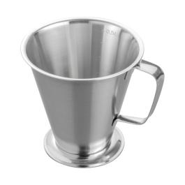 Gobelet de mesure - 0,14 KG - acier inoxydable 18/08 - 0,5 litre - 055010