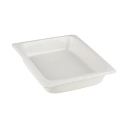 Bac gastronorme - 1/2 GN - H 6 x 32,5 x 26,5 CM - Porcelaine - Blanc - 130612