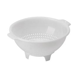 Passoire - H 16 CM - 1 KG - Ø35 CM - Polyéthylène - Blanc - 956047