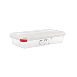 Boîte alimentaire - 1/3 GN - 2,5 Litre - 4 pièces - H 6,5 x 32,5 x 17,6 CM - Polypropylène - Araven - GL262
