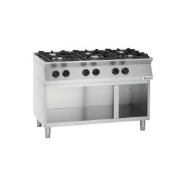 Cuisinière à gaz - 6 feux - Bartscher - 1582101