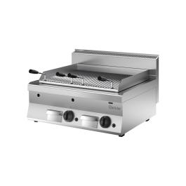 Gril à lave - Gaz - 2 Zones - 14 kW - Bartscher - 1151593