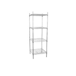 Étagère - 4 étagères - H 183 x 61 x 61 CM - Zinc - Vogue - U884