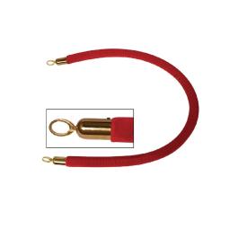Cordon de marquage - Rouge - Ø 3,2 x 150 CM - Corde/Laiton - Bolero - W612