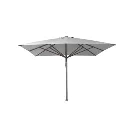 Parasol de marché Karin - Sans cantonnière - Gris - H 415 x L 400 x P 400 cm - G-Line