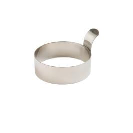 Cercle de cuisson des œufs - Ø 7,5 x H 2,6 CM - Inox - Vogue - K893